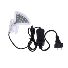 2Stk Weiße Clip Aquarium Langlebig Mit Hoher Lichtqualität