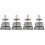 4Stk Schwarzer Cupcake Halter Mit Einfacher Montage 4