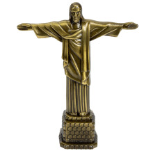 3Stk Jesus Schmuck Legierung Heilige Statue Tischdekoration