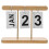 3Stück Tischkalender Mit Rustikaler Holzunterlage 2