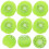 12 Simulierte Kiwifruit Für Ladenpräsentation 7