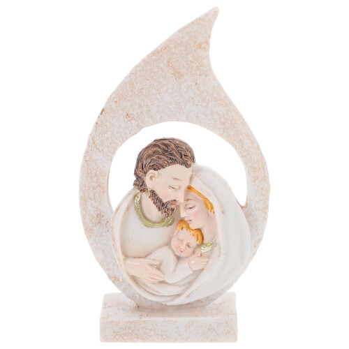 2Stk Harzfigur Jesus Religiöse Statue 2