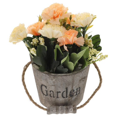 4Stk Künstliche Topfpflanzen Blumen Wohnaccessoire
