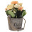 4Stk Künstliche Topfpflanzen Blumen Wohnaccessoire 2