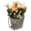 4Stk Künstliche Topfpflanzen Blumen Wohnaccessoire 3