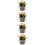 4Stk Künstliche Topfpflanzen Blumen Wohnaccessoire 10