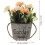 4Stk Künstliche Topfpflanzen Blumen Wohnaccessoire 11