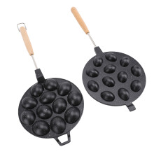 Walnut Cookie Maker 12 Holes Aluminum Alloy 16x41cm Black