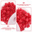 2Rolls Red Plastic Beaded Heart Chain for DIY Jewelry Making 10