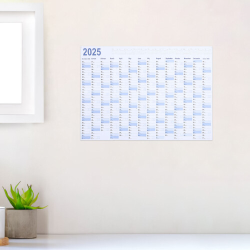 1 Set Wandkalender Terminplanung Agenda Papiertagebuch 2