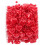 2Rolls Red Plastic Beaded Heart Chain for DIY Jewelry Making 9