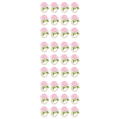 36Stk Leichte Blumen Pink Für Dinner 2