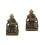 2Stk Desktop Guan Statue Messing Skulptur Figur 6