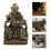 2Stk Desktop Guan Statue Messing Skulptur Figur 11