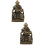 2Stk Desktop Guan Statue Messing Skulptur Figur 9