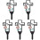 5Stk Gartenstecker Friedhof Deko Robust Und 2