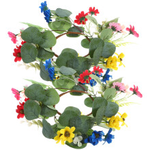 6 Blatt Kerzenringe Tischdeko Hochzeitsdekoration