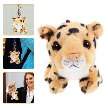2Stk Plüsch Leoparden Anhänger Baumschmuck Gepolstertes Tier