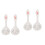 4Stk Ceramic Kinderteller Cartoon Hasenform 5