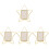 4Stk Drehbarer Bilderrahmen Desktop Modern Wohnaccessoires 2