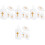 24 Leere Weihwasserflaschen Mit 5