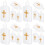 24 Leere Weihwasserflaschen Mit 7