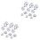 40Ud Cubos De Hielo Artificial Reutilizables Color Para Decorar 3