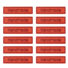 50 Unidades Etiquetas De Cuero Hechas A Mano Para Ropa Y Manualidades