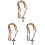3Ud Collar De Madera Marrón Con De Oración 3