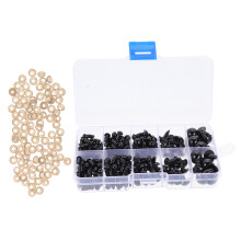 1000Ud Ojos Para Negro Plástico Durable DIY Accesorios