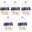 1000Ud Ojos Para Negro Plástico Durable DIY Accesorios 4