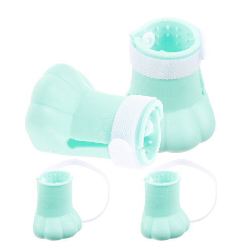 4 Pièces Baskets Antidérapantes En Silicone Pour Chat Protège- 2