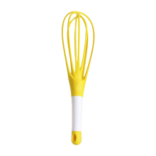Frusta Twist innovativa, 2 in 1 pieghevole, con funzione di frusta piatta e a palloncino, ideale per frullare e montare, perfetta per pentole