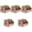 5 Sets Wedding Confetti Storage Paper Cones With Tray 5
