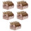 5 Sets Wedding Confetti Storage Paper Cones With Tray 9