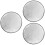 3Pcs Fire Pit Mat Silver Fireproof Cushion for Patio and Camping 7