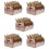 5 Sets Wedding Confetti Storage Paper Cones With Tray 10
