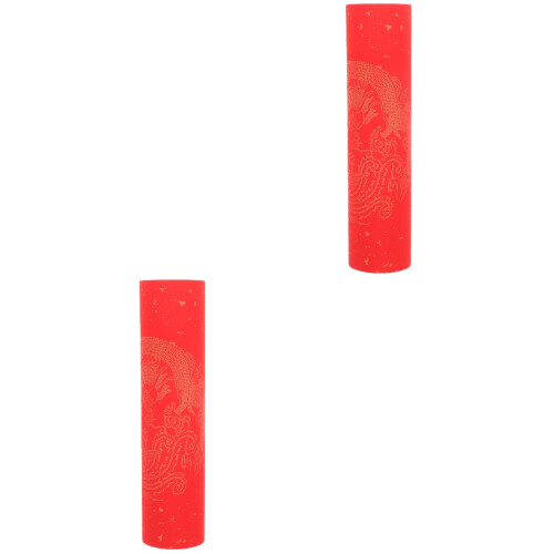 2 Rolls Calligraphy Red Paper Chinese Blank Writing Paper 2