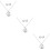 3 Sets Easter Bunny Eardrop Necklace Cartoon Jewelry 11
