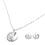 3 Sets Easter Bunny Eardrop Necklace Cartoon Jewelry 2