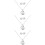 3 Sets Easter Bunny Eardrop Necklace Cartoon Jewelry 10