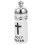 5Pcs Holy Water Bottle: Refillable Glass With Cross 1
