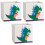 3Pcs Foldable Kids Clothes Storage Box – 33X33X33Cm, Washable Dinosaur 3