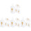 24 Pcs Empty Holy Water Bottles Catholic Christian Cross Container 4