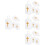24 Pcs Empty Holy Water Bottles Catholic Christian Cross Container 8