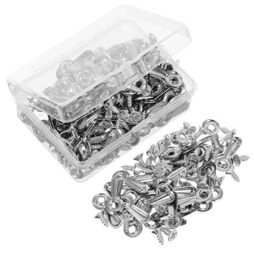 320 Pcs Picture Frame Turn Button Backing Fasteners With Screws 1