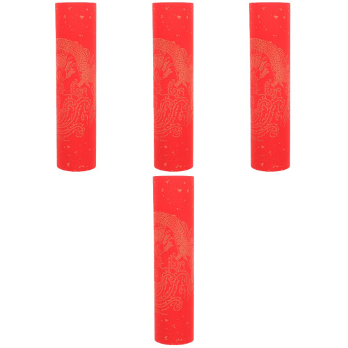 4 Rolls Calligraphy Red Paper Chinese Blank Writing Paper 2