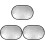 3Pcs Photography Reflectors Silver Light Diffuser Panels for Outdoors 2
