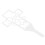 5Pcs White Decorative Cemetery Stakes Easy Insert Lawn Yard Ornament 1