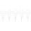 5Pcs White Decorative Cemetery Stakes Easy Insert Lawn Yard Ornament 9